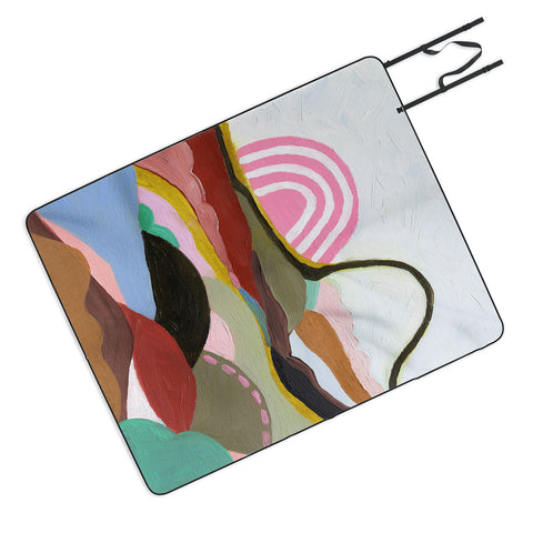Laura Fedorowicz Steady Wandering Picnic Blanket