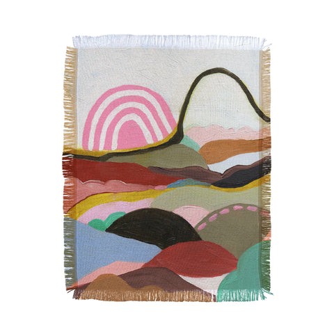 Laura Fedorowicz Steady Wandering Throw Blanket