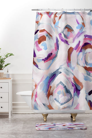 Laura Fedorowicz Sugar and Spice Shower Curtain And Mat