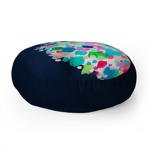 Laura Fedorowicz Summer Sprinkle Floor Pillow Round