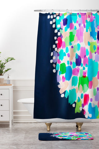 Laura Fedorowicz Summer Sprinkle Shower Curtain And Mat