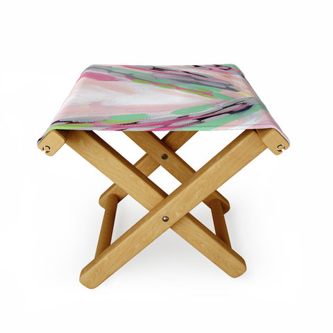 Laura Fedorowicz Summer Storms Folding Stool