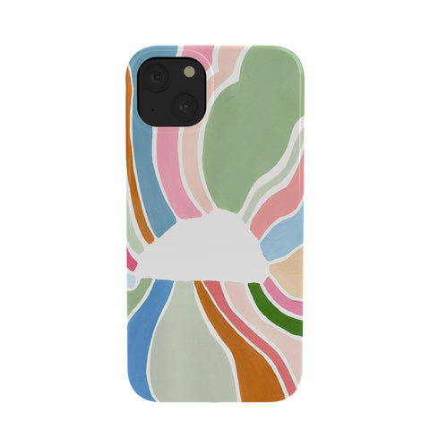 Laura Fedorowicz Sunburst White Center Phone Case