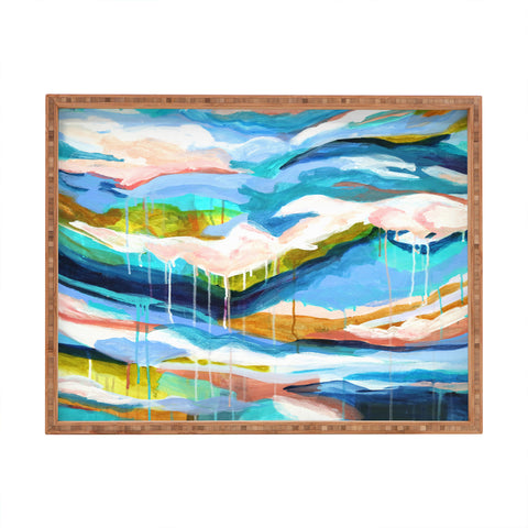 Laura Fedorowicz The Waves They Carry Me Rectangular Tray