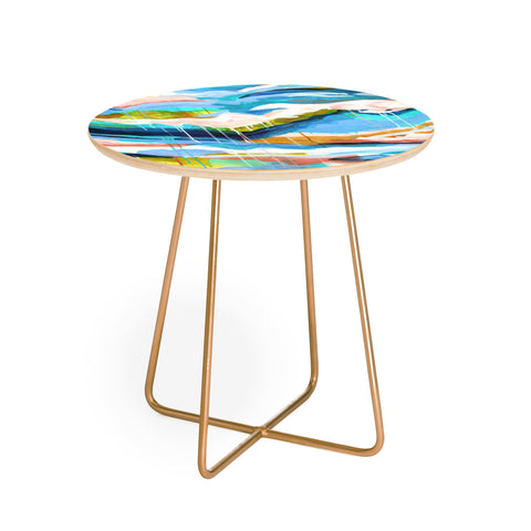 Laura Fedorowicz The Waves They Carry Me Round Side Table