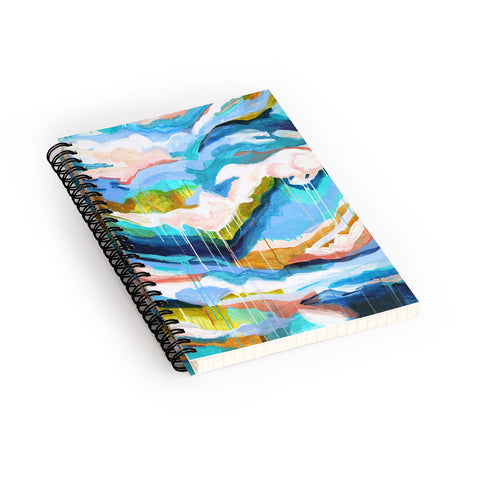 Laura Fedorowicz The Waves They Carry Me Spiral Notebook