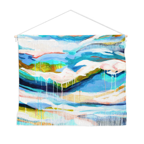Laura Fedorowicz The Waves They Carry Me Wall Hanging Landscape
