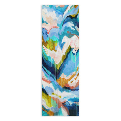 Laura Fedorowicz The Waves They Carry Me Yoga Towel