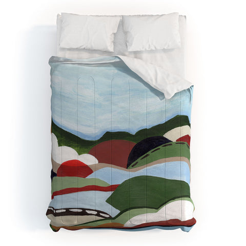 Laura Fedorowicz To the Hills Comforter
