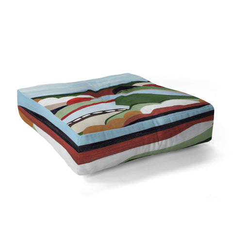 Laura Fedorowicz To the Hills Floor Pillow Square
