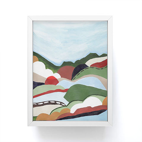 Laura Fedorowicz To the Hills Framed Mini Art Print