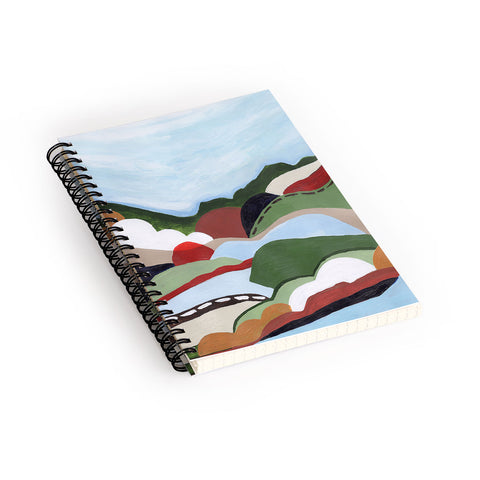 Laura Fedorowicz To the Hills Spiral Notebook