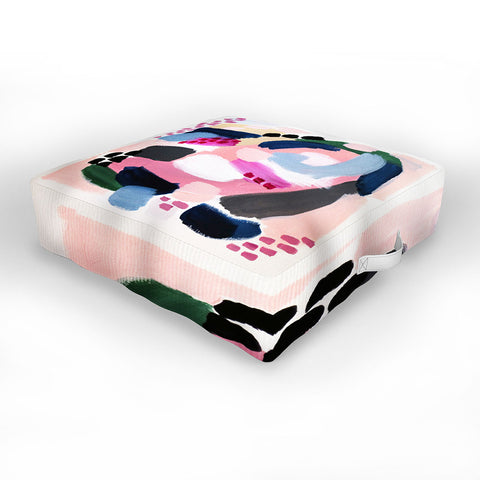 Laura Fedorowicz Traffic Jam Outdoor Floor Cushion