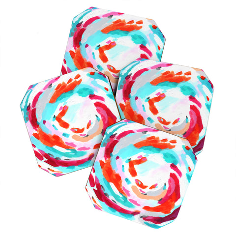 Laura Fedorowicz Tropics Please Coaster Set