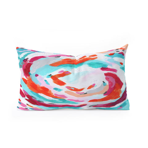 Laura Fedorowicz Tropics Please Oblong Throw Pillow