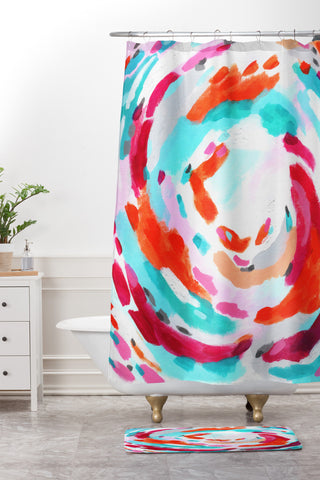 Laura Fedorowicz Tropics Please Shower Curtain And Mat
