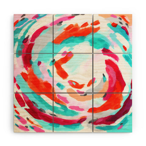 Laura Fedorowicz Tropics Please Wood Wall Mural