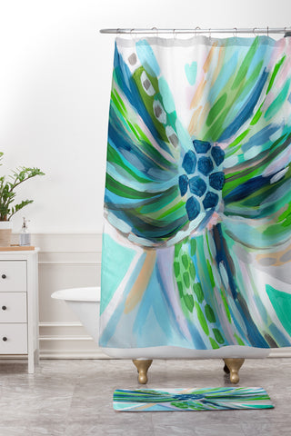 Laura Fedorowicz Tuesday Rain Shower Curtain And Mat