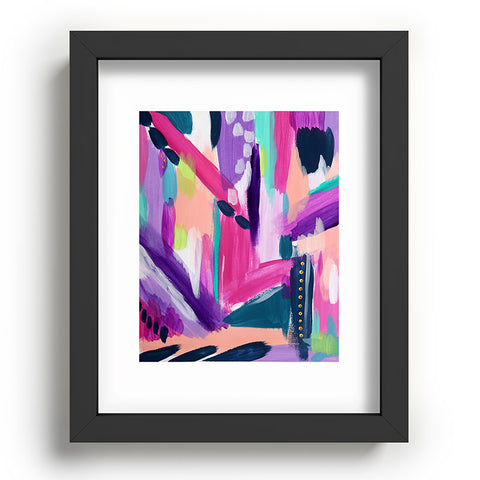 Laura Fedorowicz Tulip Abstract Recessed Framing Rectangle