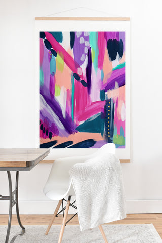 Laura Fedorowicz Tulip Abstract Art Print And Hanger