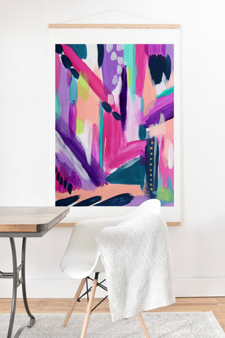 Laura Fedorowicz Tulip Abstract Art Print And Hanger