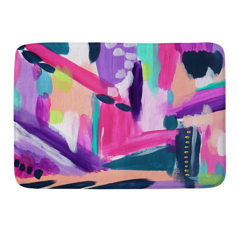 Laura Fedorowicz Tulip Abstract Memory Foam Bath Mat