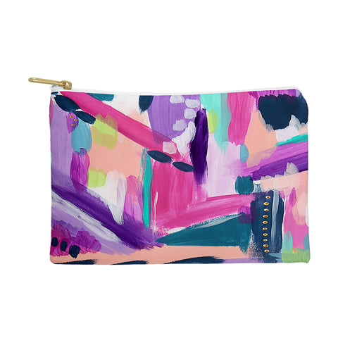 Laura Fedorowicz Tulip Abstract Pouch