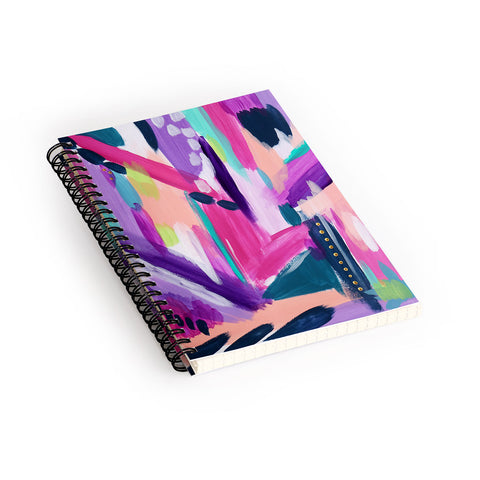 Laura Fedorowicz Tulip Abstract Spiral Notebook