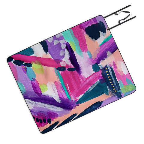 Laura Fedorowicz Tulip Abstract Picnic Blanket