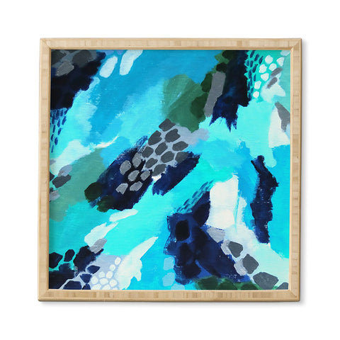 Laura Fedorowicz Turquoise Wonder Framed Wall Art