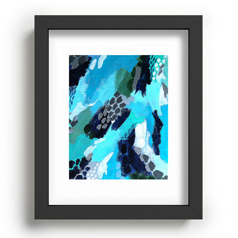 Laura Fedorowicz Turquoise Wonder Recessed Framing Rectangle