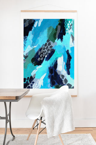 Laura Fedorowicz Turquoise Wonder Art Print And Hanger