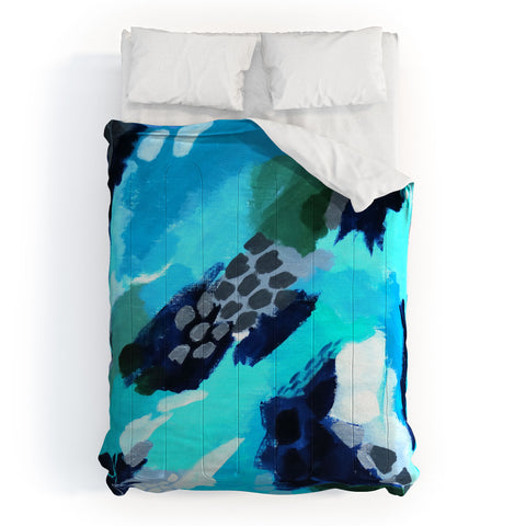 Laura Fedorowicz Turquoise Wonder Comforter