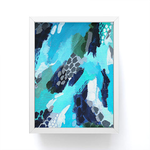 Laura Fedorowicz Turquoise Wonder Framed Mini Art Print