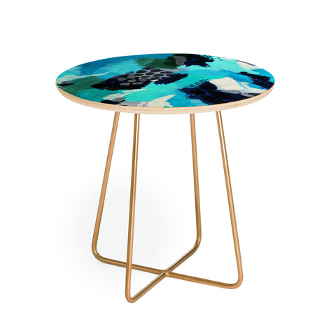 Laura Fedorowicz Turquoise Wonder Round Side Table