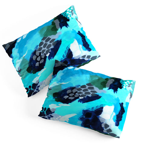Laura Fedorowicz Turquoise Wonder Pillow Shams
