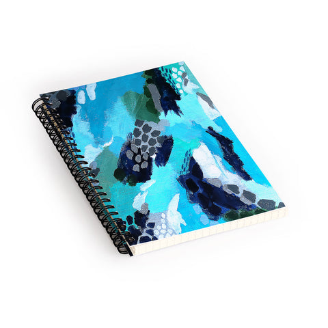 Laura Fedorowicz Turquoise Wonder Spiral Notebook