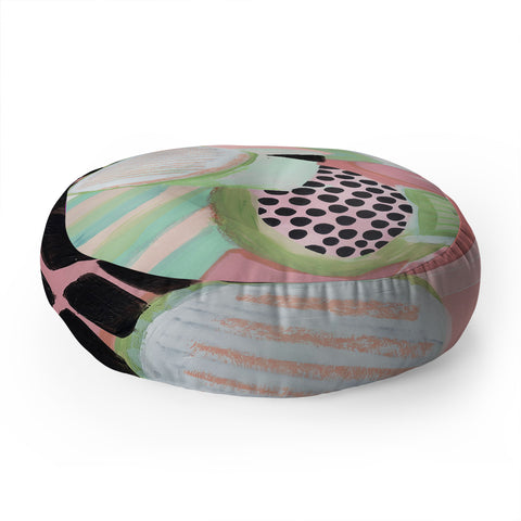 Laura Fedorowicz Up From Here Floor Pillow Round
