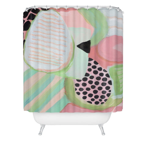 Laura Fedorowicz Up From Here Shower Curtain