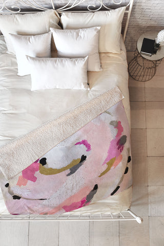 Laura Fedorowicz Valentina Fleece Throw Blanket