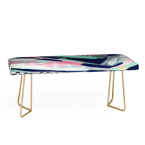 Laura Fedorowicz Walking my Unicorn Bench