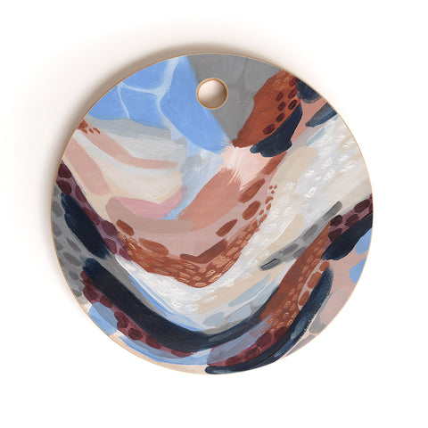 Laura Fedorowicz Waters Rise Cutting Board Round