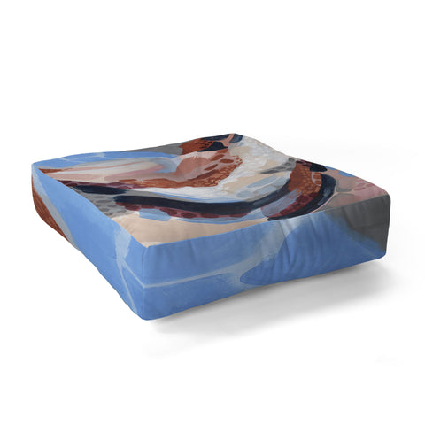 Laura Fedorowicz Waters Rise Floor Pillow Square