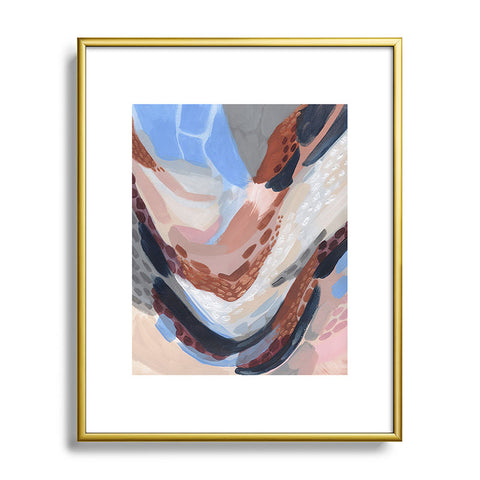 Laura Fedorowicz Waters Rise Metal Framed Art Print