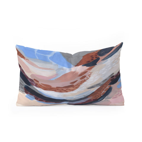 Laura Fedorowicz Waters Rise Oblong Throw Pillow