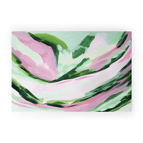 Laura Fedorowicz Weeds are Flowers Too Welcome Mat