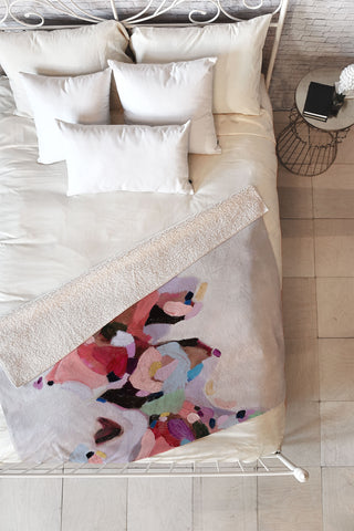 Laura Fedorowicz Where You Are Going Fleece Throw Blanket