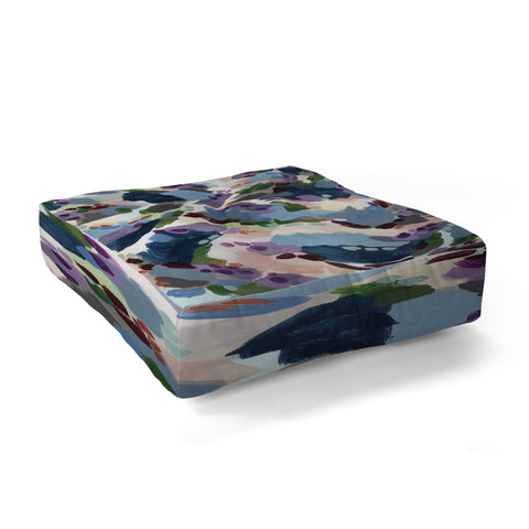 Laura Fedorowicz Wildflower Royale Floor Pillow Square