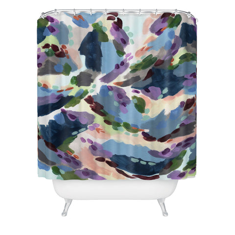 Laura Fedorowicz Wildflower Royale Shower Curtain
