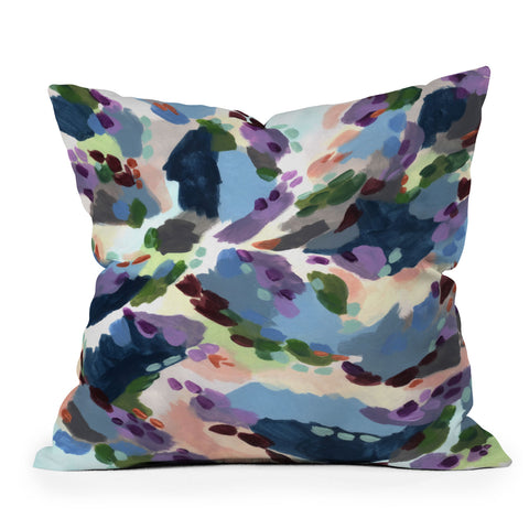Laura Fedorowicz Wildflower Royale Throw Pillow
